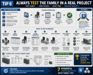 Tip 6 test Revit families in a real project for reliable BIM performance