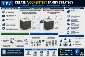 Tip 7 create a consistent Revit family strategy for better BIM collaboration