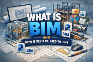 Building Information Modeling explained through a 3D Revit building model