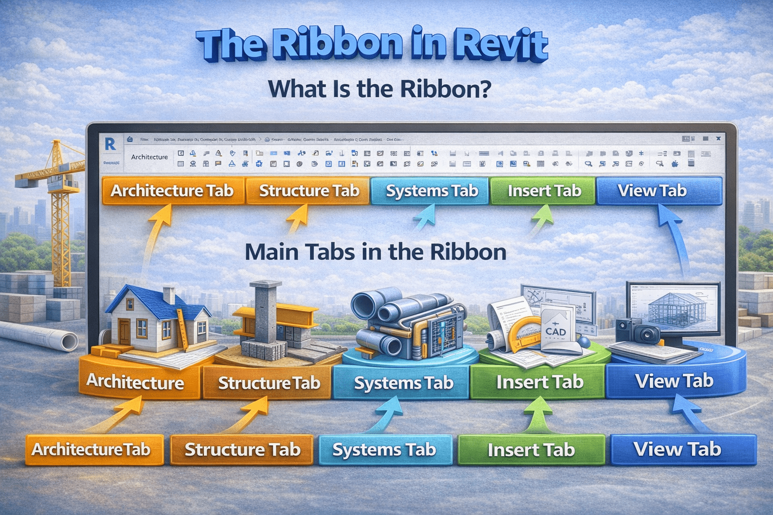 Revit Interface Explained - Revit Families Hub