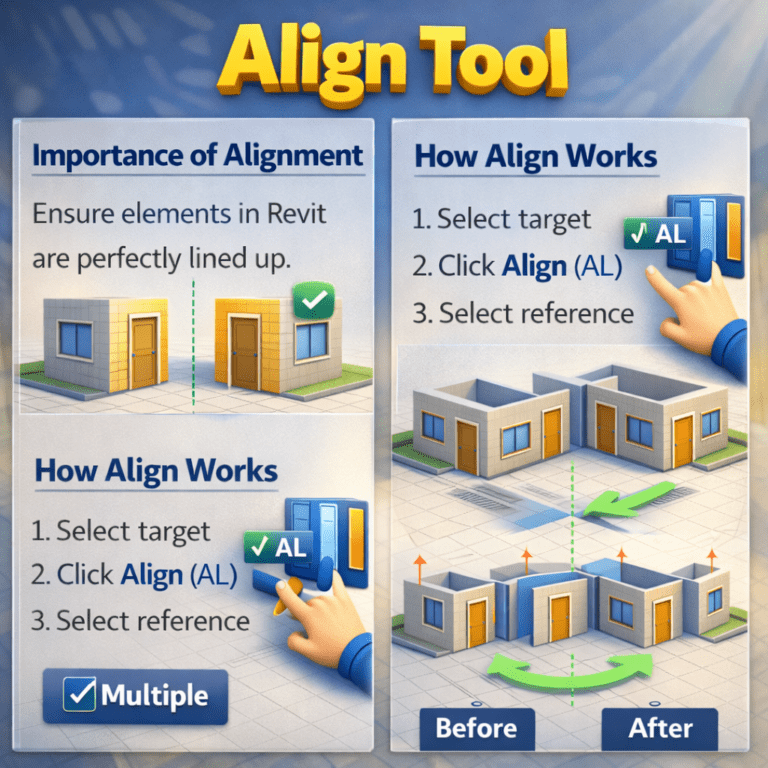 Revit Tools Tutorial How to Use Modify Tools in Revit - Revit Families Hub