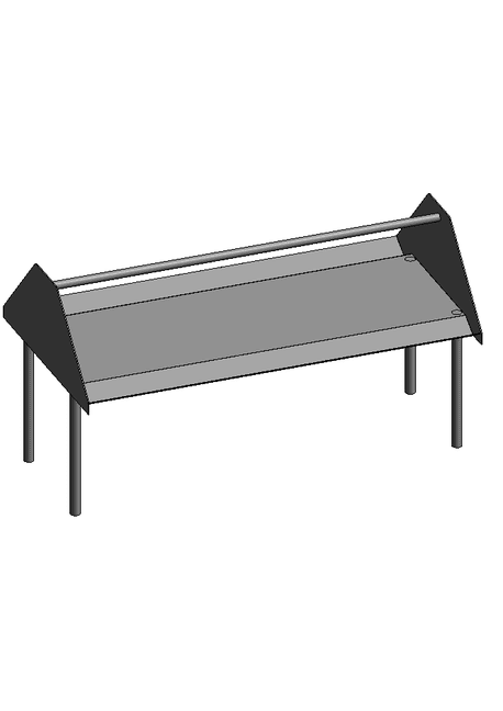 1 best unique shelf Revit family for commercial kitchen