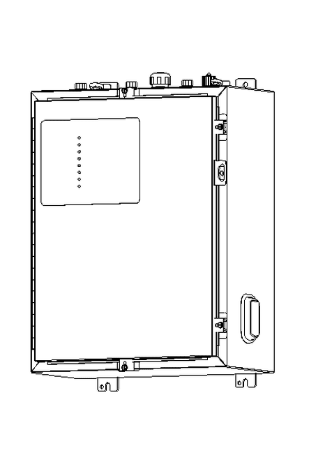 Powerful Storage Cabinet Revit Family 2026 front view