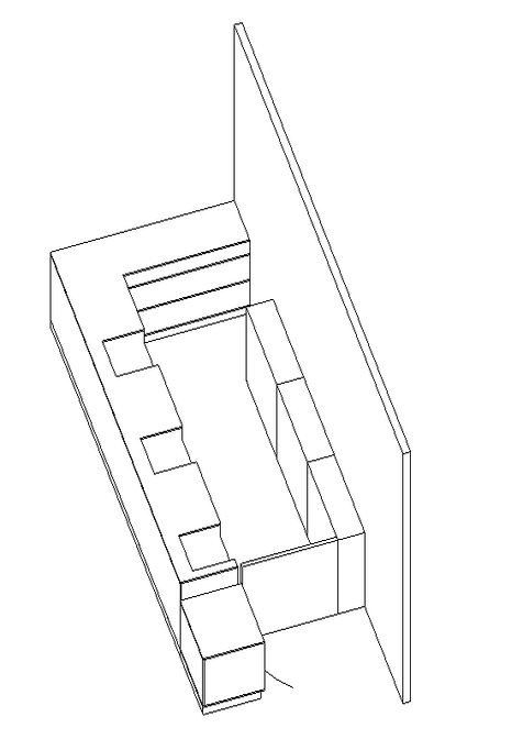 1 Powerful Cash Wrap Revit Family Tips retail checkout counter Revit family for commercial interior and BIM projects