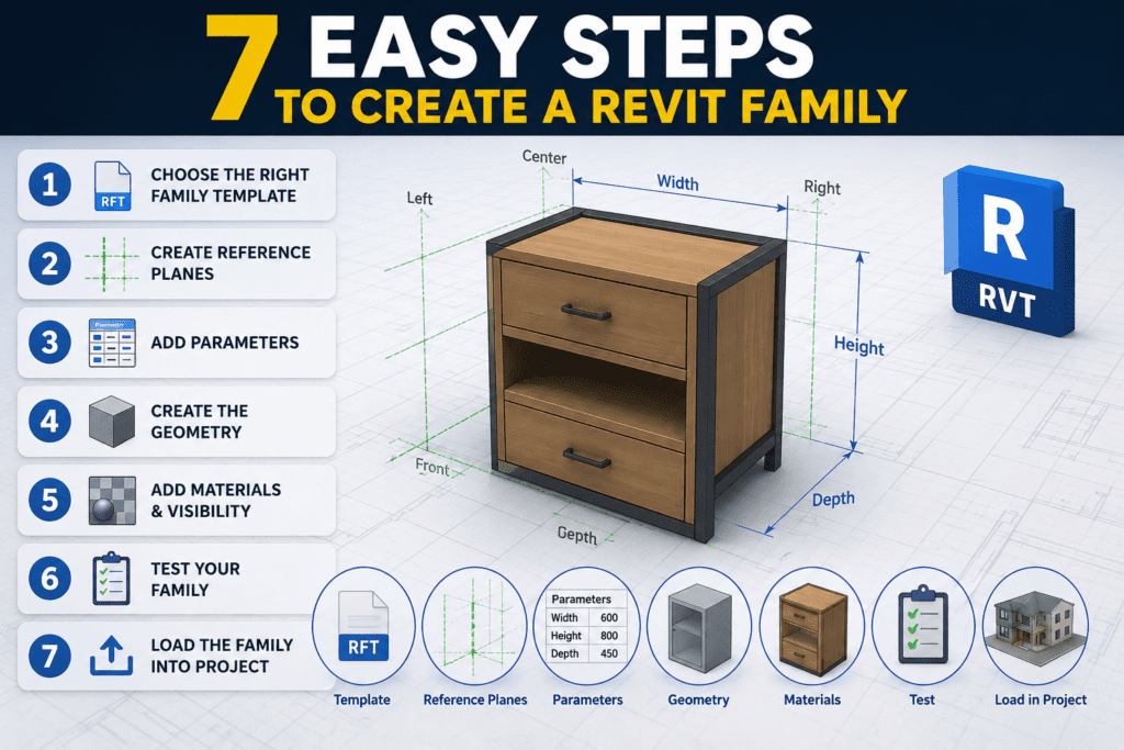 7 Easy Steps to Create a Revit Family