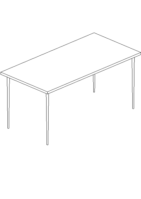 1 Incredible Industrial Work Table Revit for office and commercial interiors