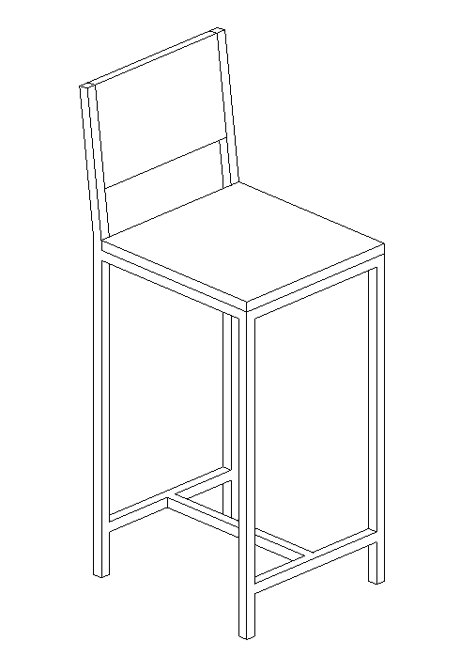 1 Powerful Bar Stool Revit Family